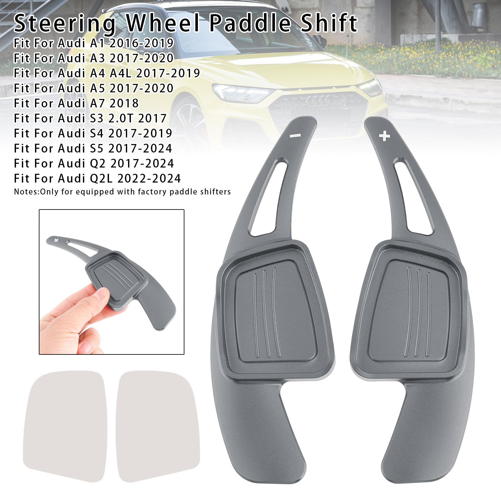 Ratthjulets skifterforlengelse for Audi Q3 Q5 Q7 S3 S4