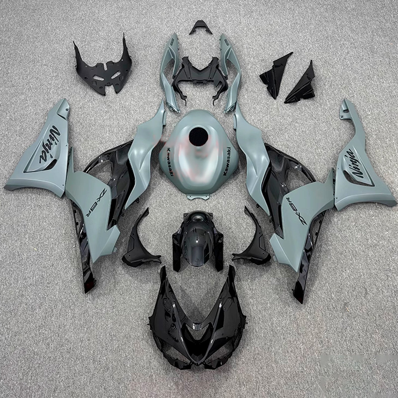 Kit carenatura iniezione carrozzeria in plastica ABS adatta per Kawasaki ZX-6R 2024-2025