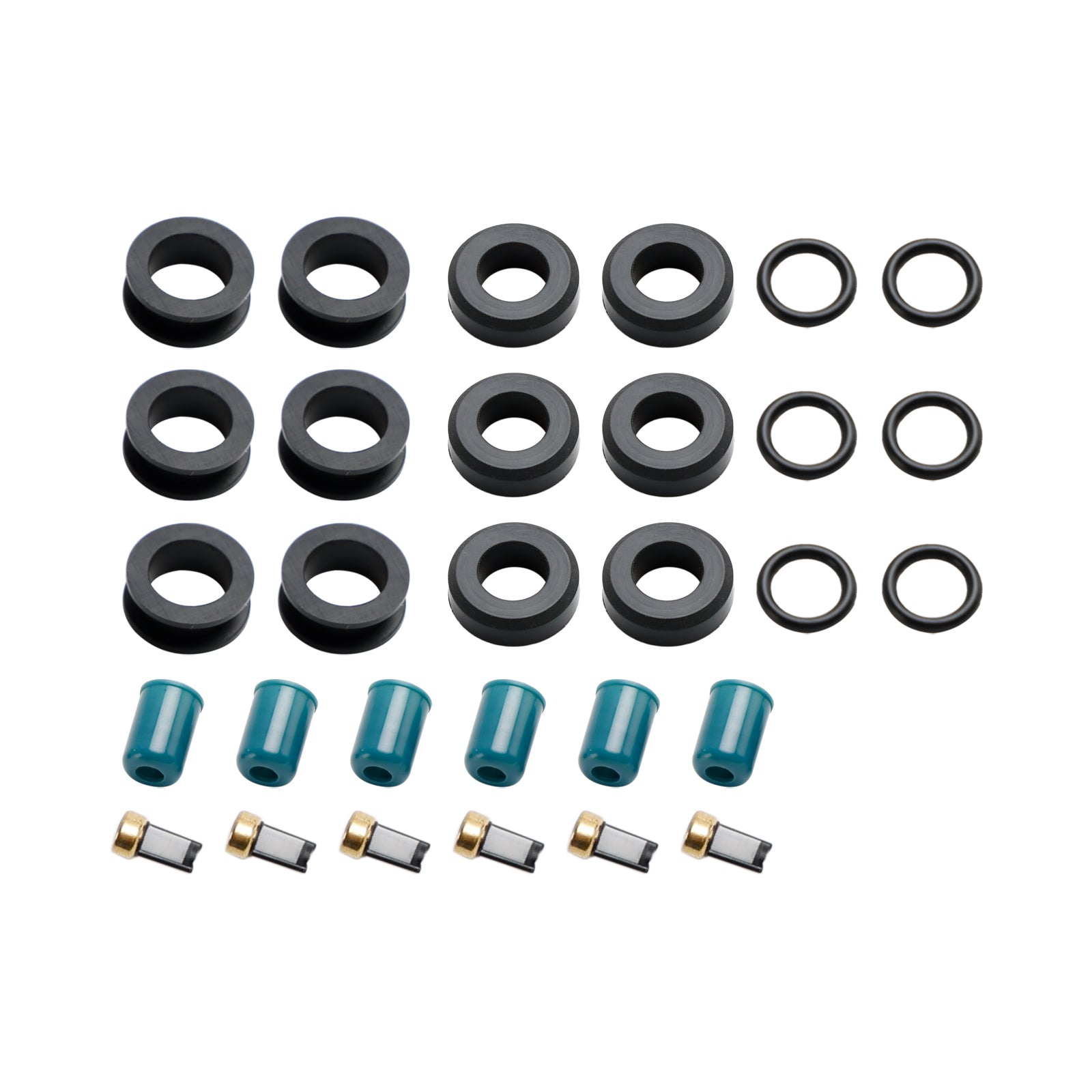 1988-1995 Toyota 3VZE 3.0L Truck Fuel Injector Repair Seal Rebuild Kit