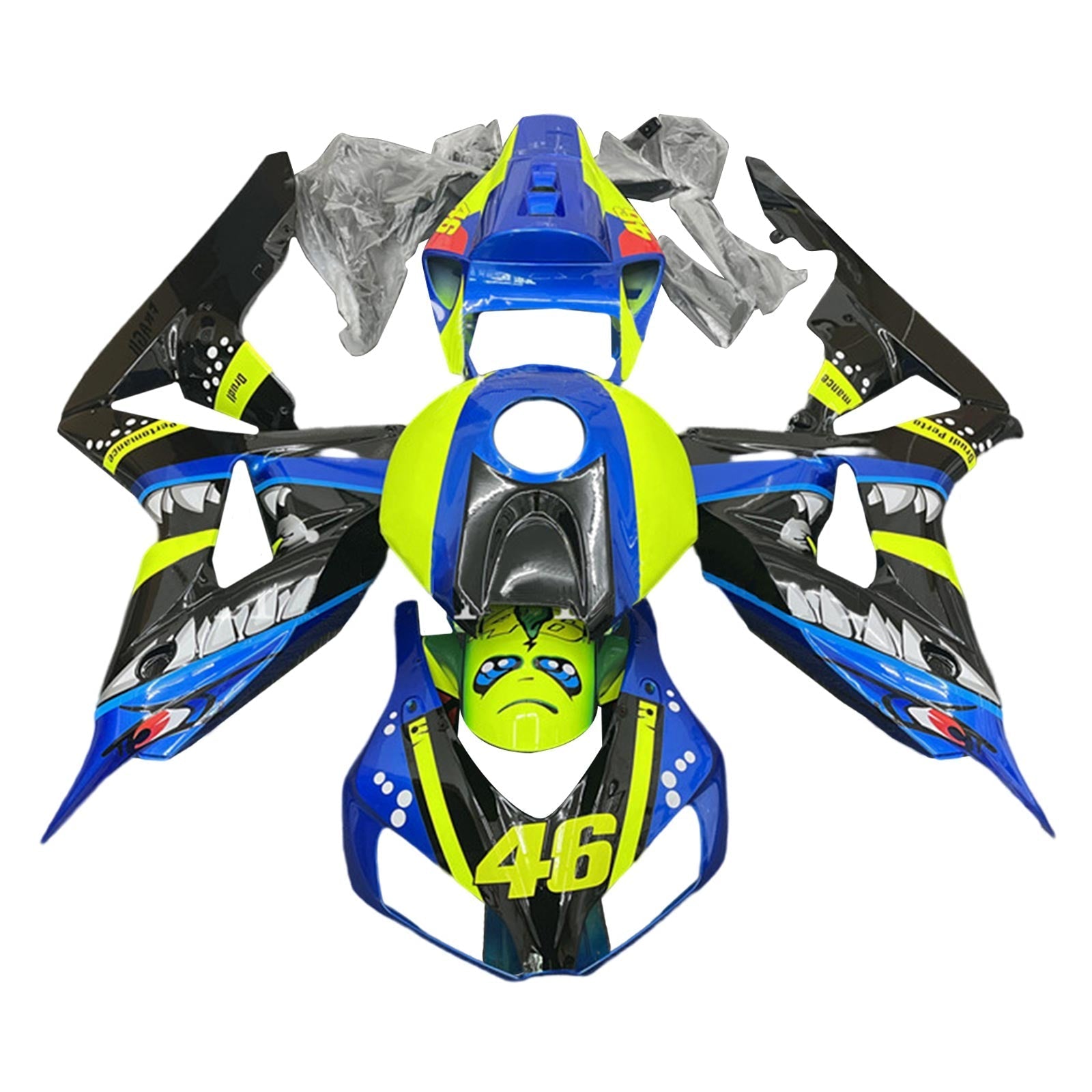 2006-2007 Honda CBR1000RR Kit de carenado Carrocería Plástico ABS