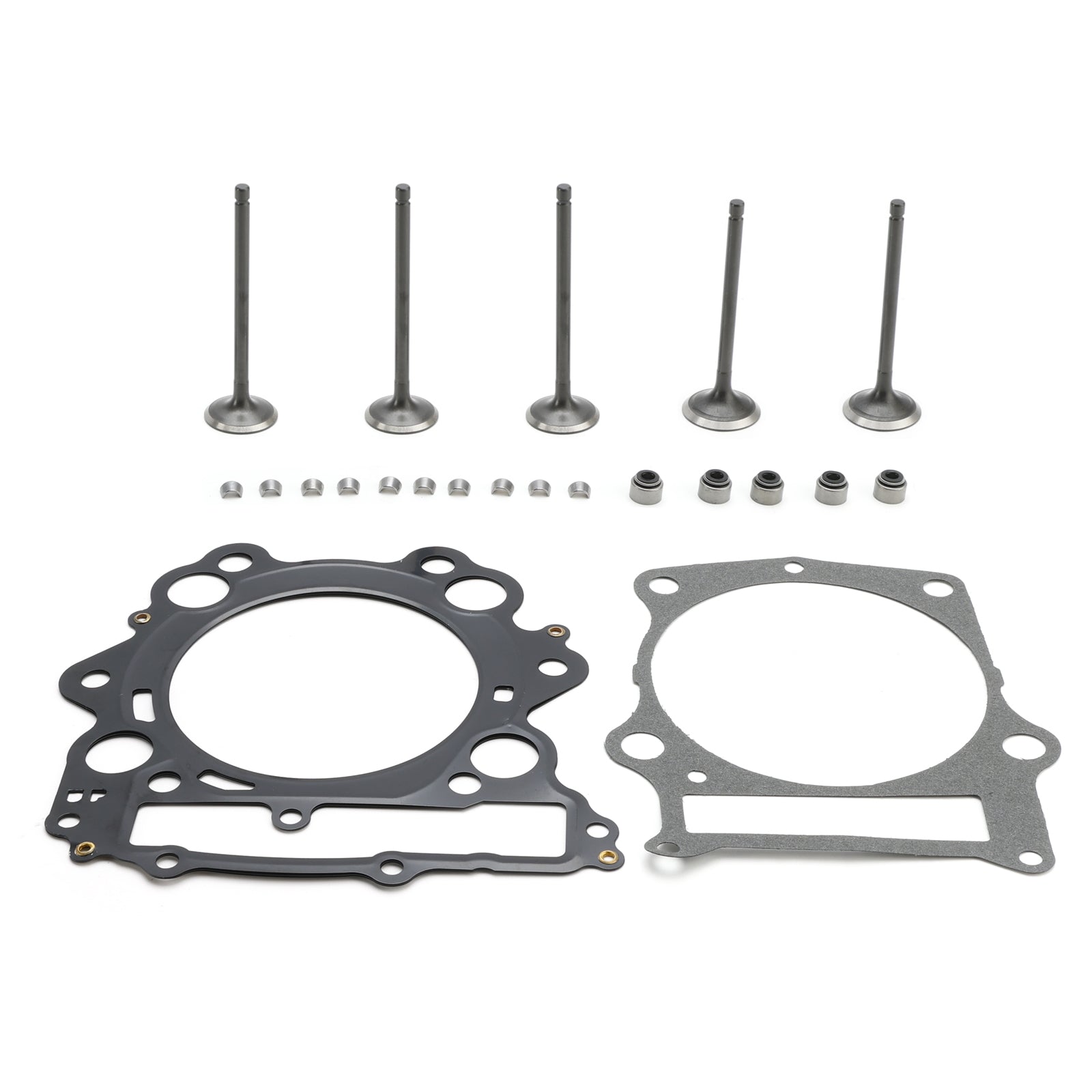 2001-2005 Yamaha YFM660R Raptor Cylinder Head Valves Seals Gaskets Kit 3YF-12121-00 5KM-12111-00