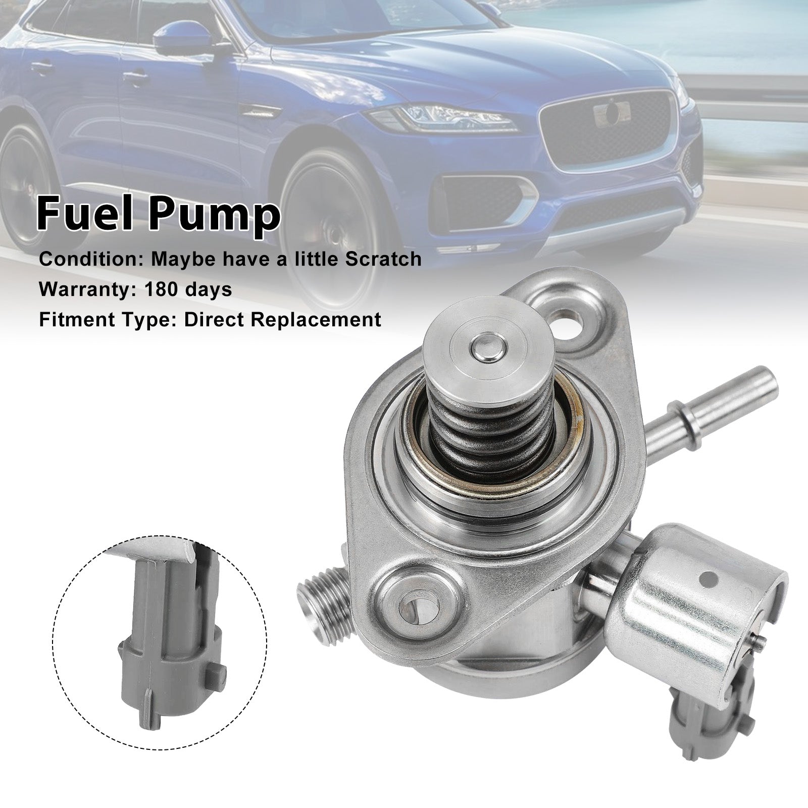 Bomba de combustible de alta presión BR2E9D376AA compatible con Jaguar E-Pace F-Pace XE XF 2013-2017