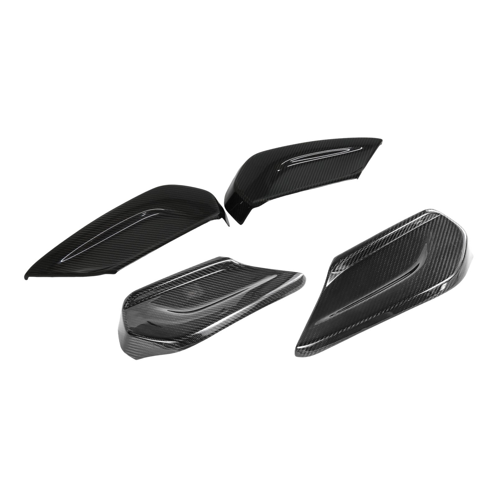 Carbon Fiber Seat Side Panel Cover Trim Fit Mercedes Benz W464 W465 2019-2026