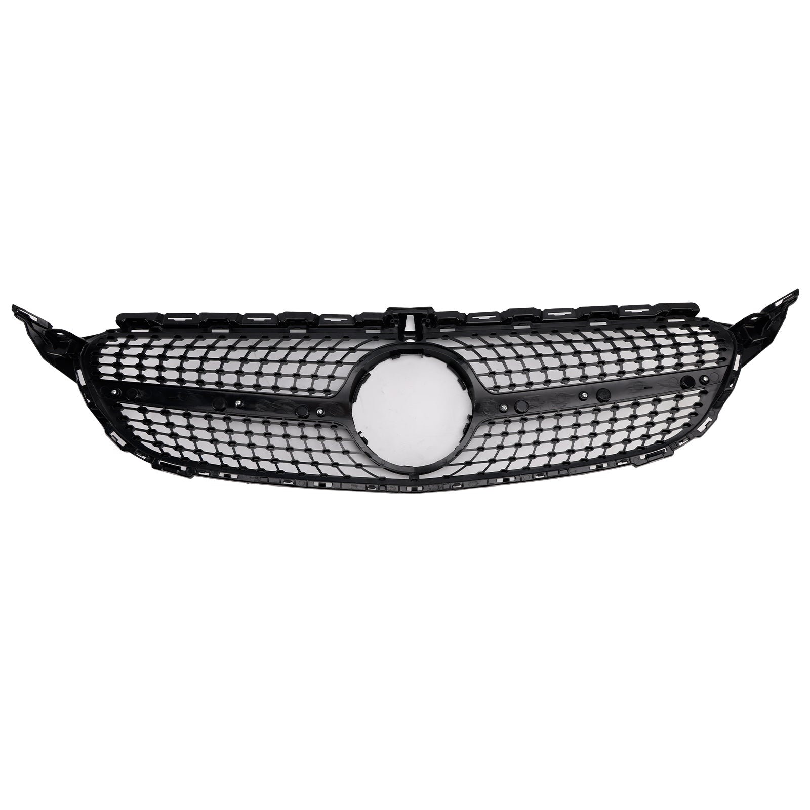 Diamond Front Grille Fit Benz C-Klasse W205 C250 C300 C400 2015-2018