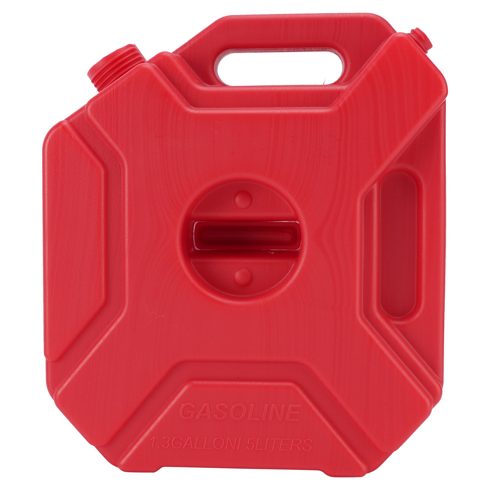 5L Red Plastic Jerry Can Spare Petrol Oil Fuel Tank for Motorcycle ATV UTV