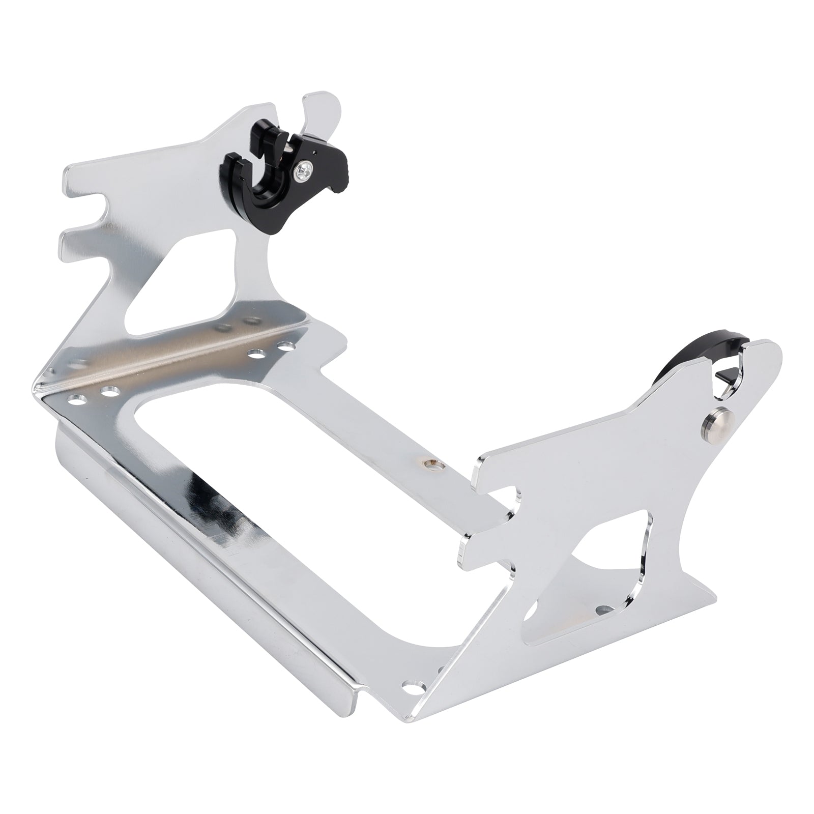 DETACHABLE TWO UP TOUR MOUNTING PACK RACK CHROME FOR TOURING MODEL 1996-2008