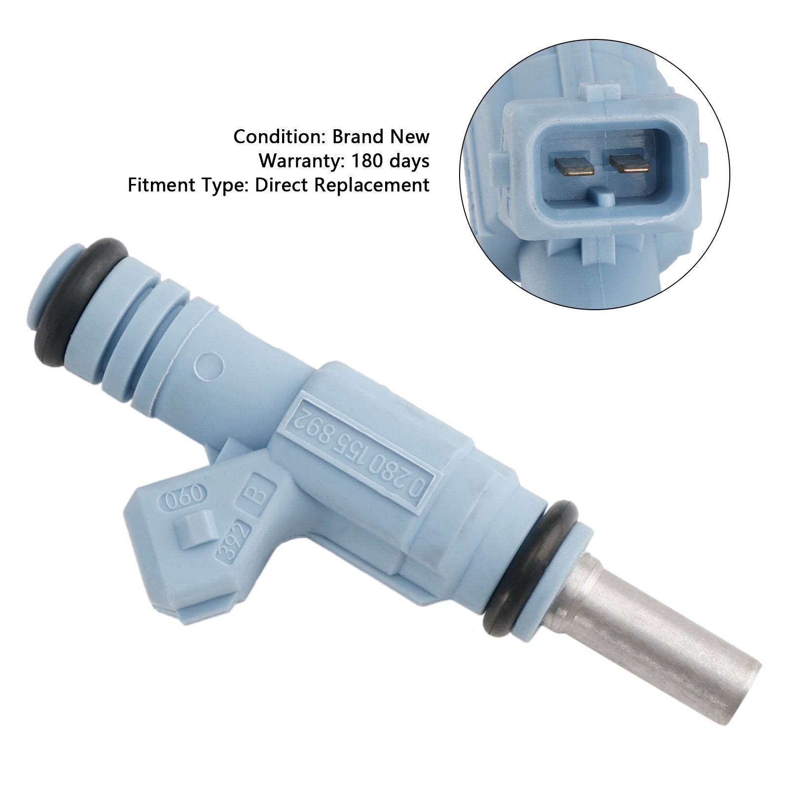 1pcs injecteur de carburant 0280155892 Fit Audi TT Quattro 1.5L 2000-2002 0280155893