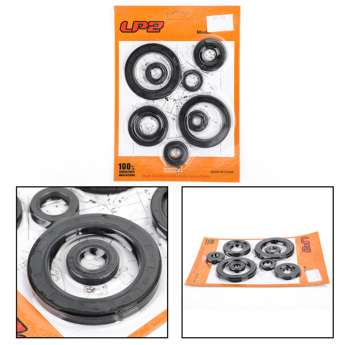 2007-2008 Honda CRF450R Engine Oil Seal Set 10pcs Seals Generic