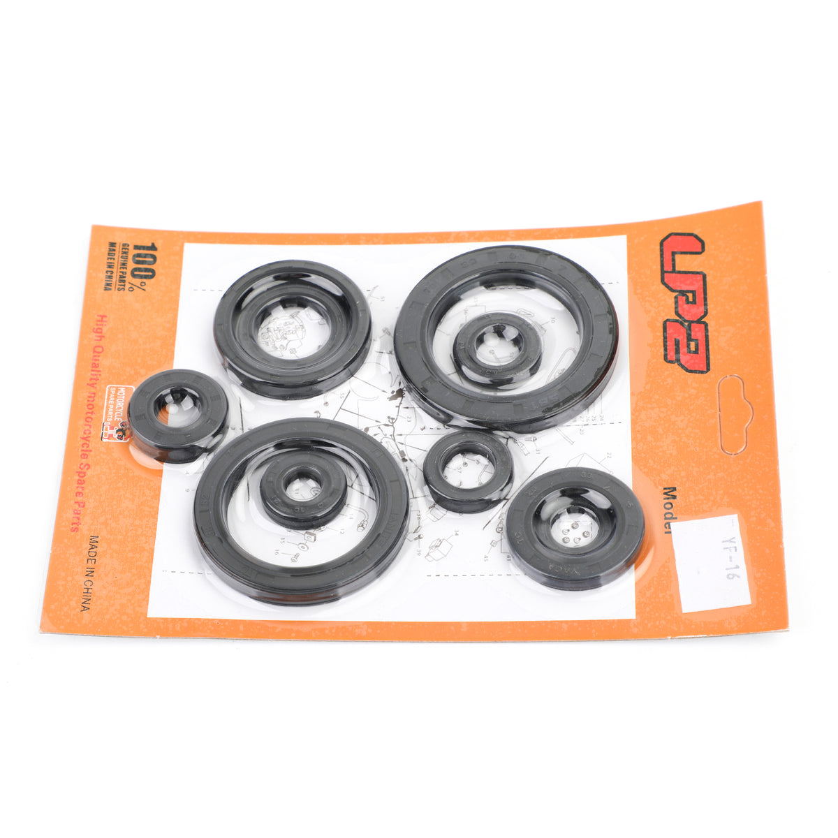 2007-2008 Honda CRF450R Engine Oil Seal Set 10pcs Seals Generic