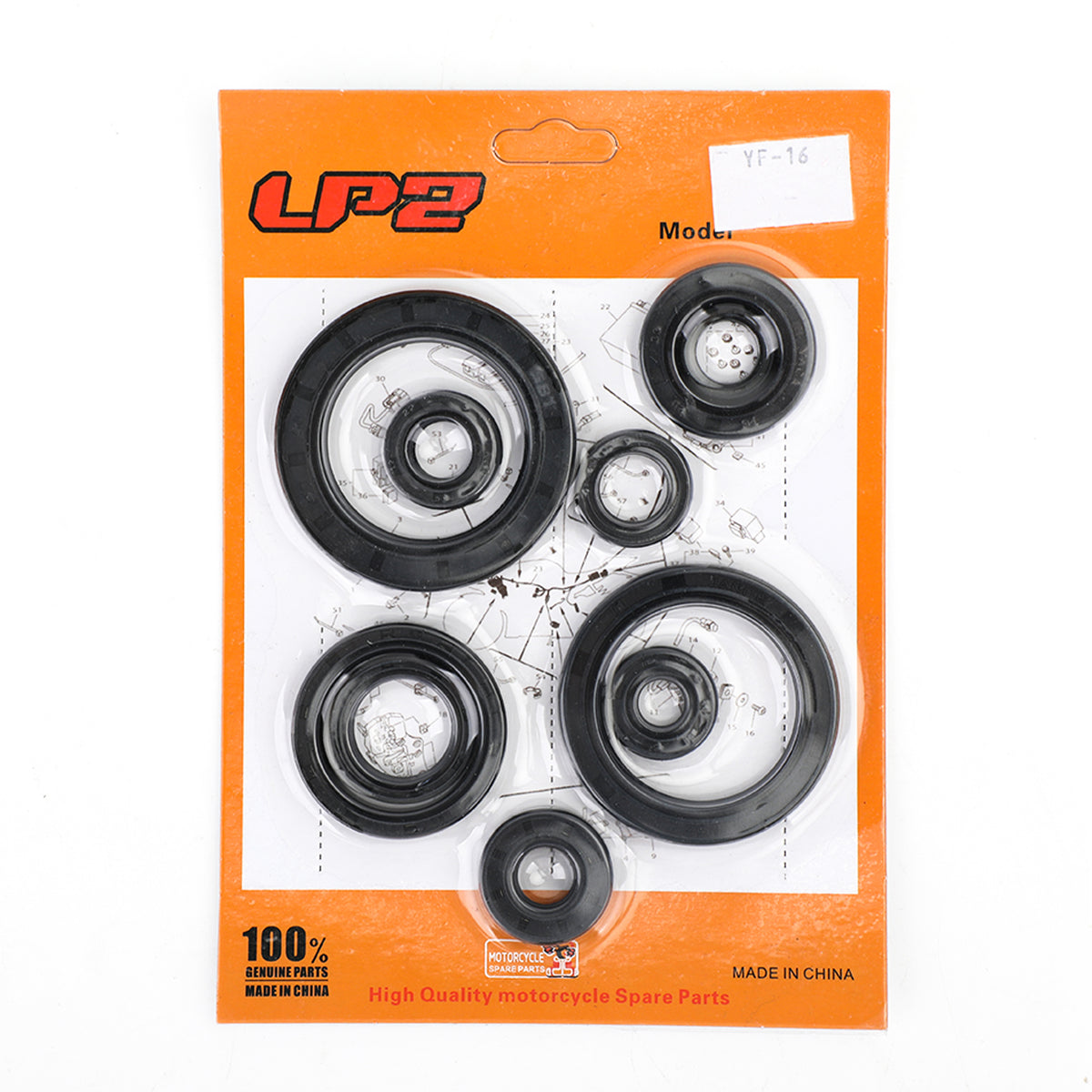 2007-2008 Honda CRF450R Engine Oil Seal Set 10pcs Seals Generic