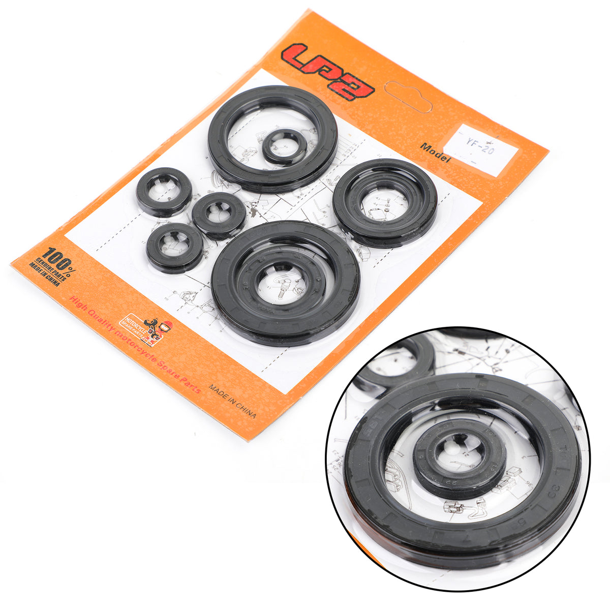 2005-2009 2012-2017 Honda CRF450X 9pcs Engine Oil Seal Kit Set Generic