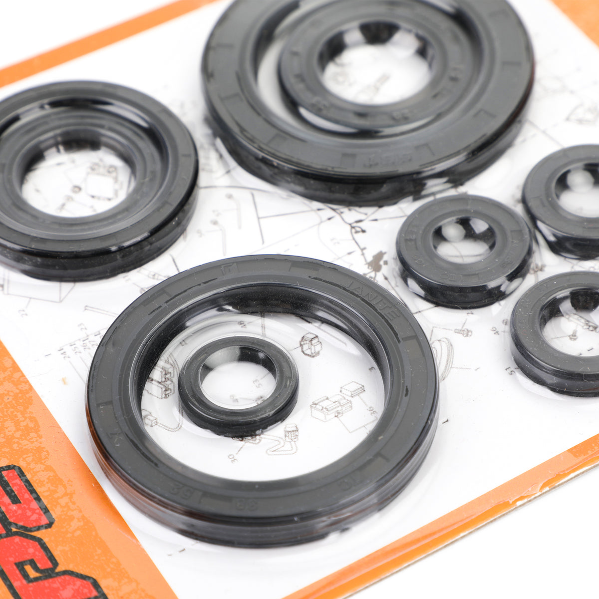2005-2009 2012-2017 Honda CRF450X 9pcs Engine Oil Seal Kit Set Generic