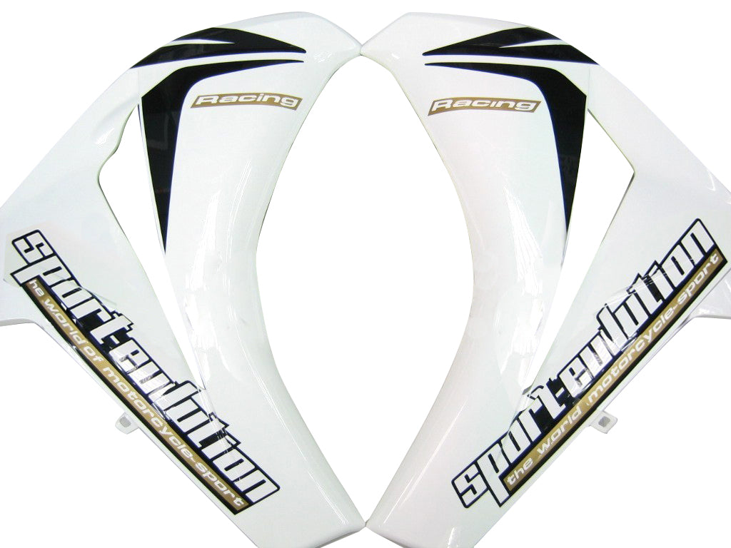 2008-2011 Honda CBR 1000 RR Blanc & Or Sport-Evo Racing Carénages Générique