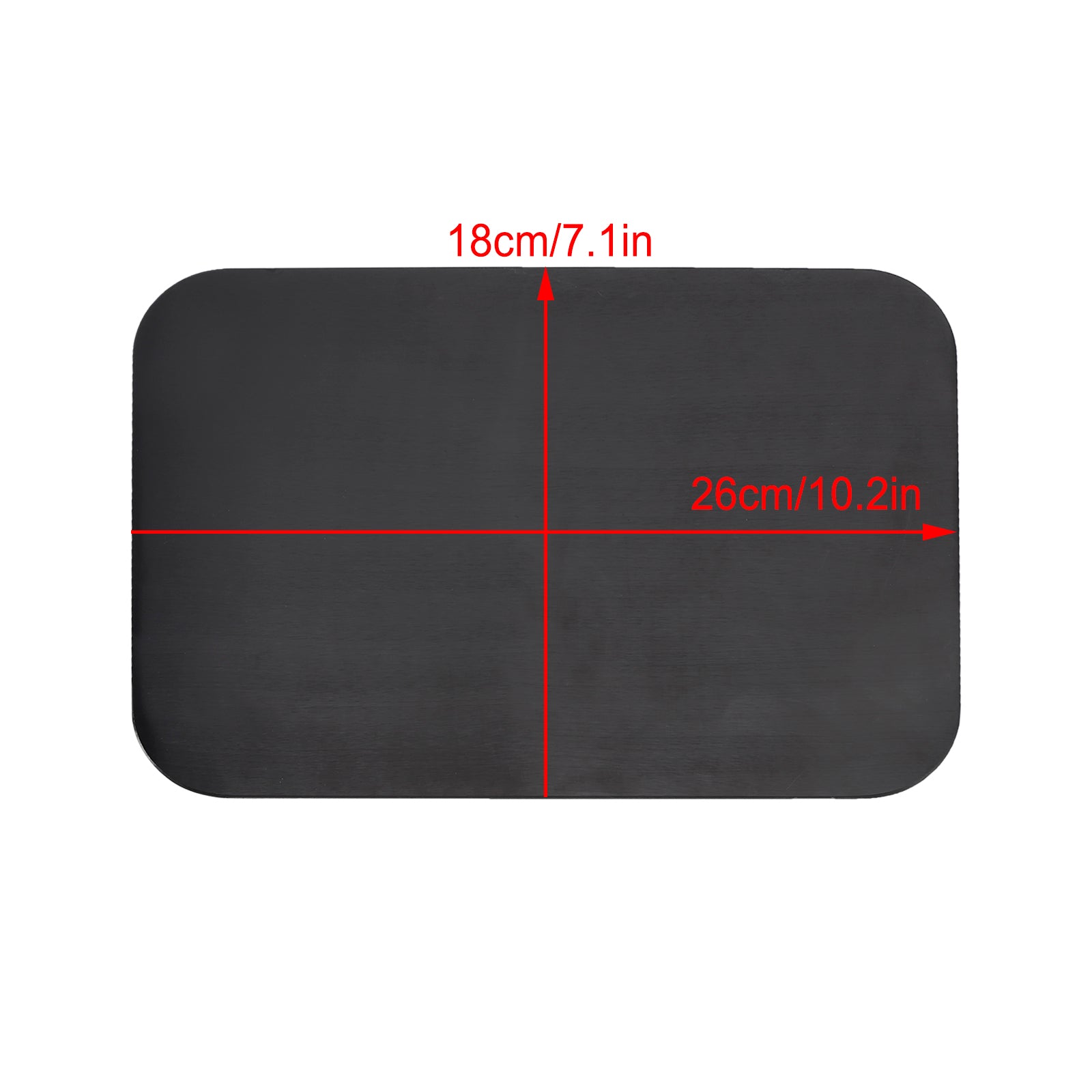 Plaque d'immatriculation quadrilatère vierge en alliage d'aluminium, bricolage universel pour moto