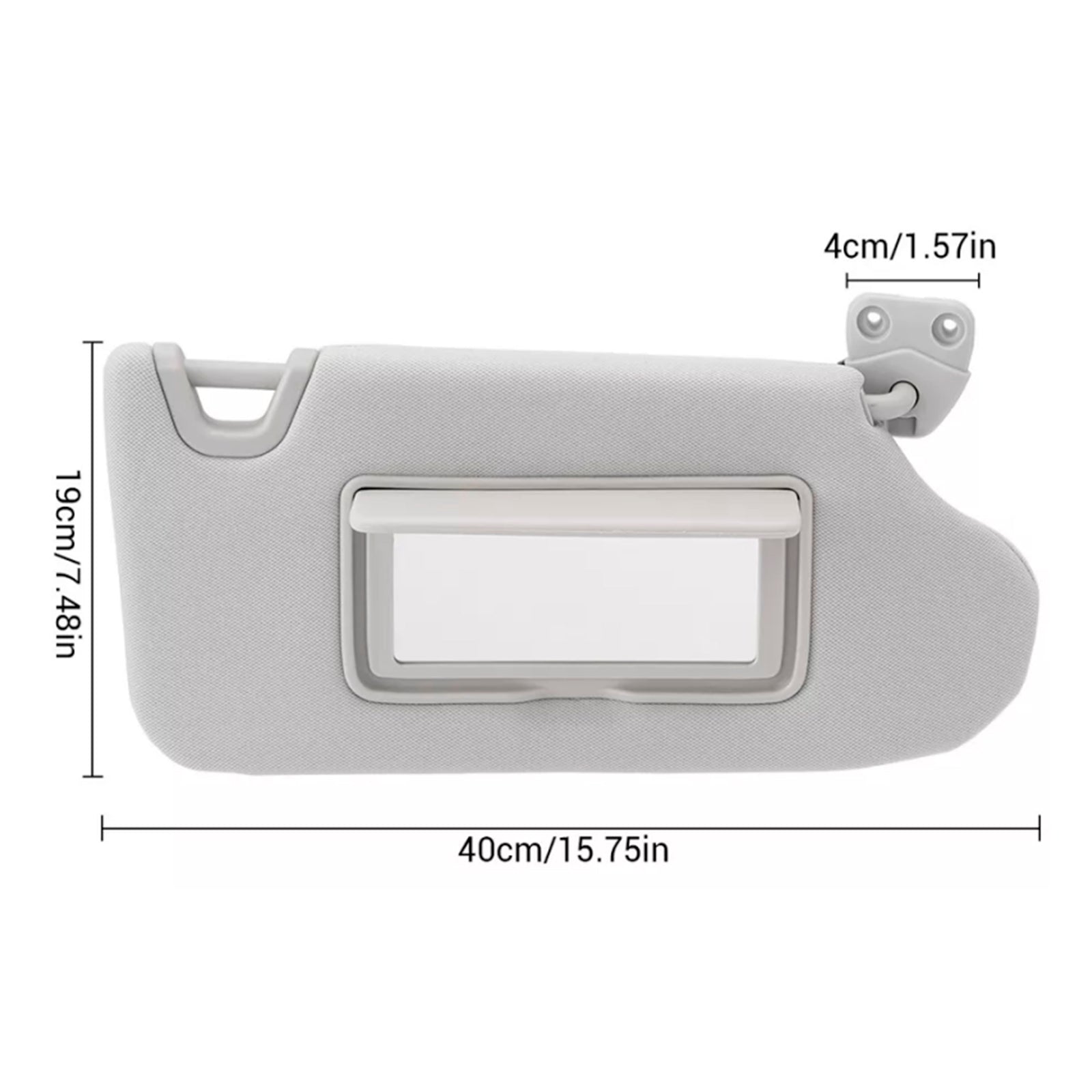 Visera solar gris para Nissan Altima 2013-2018, lado derecho, 964003TA2A