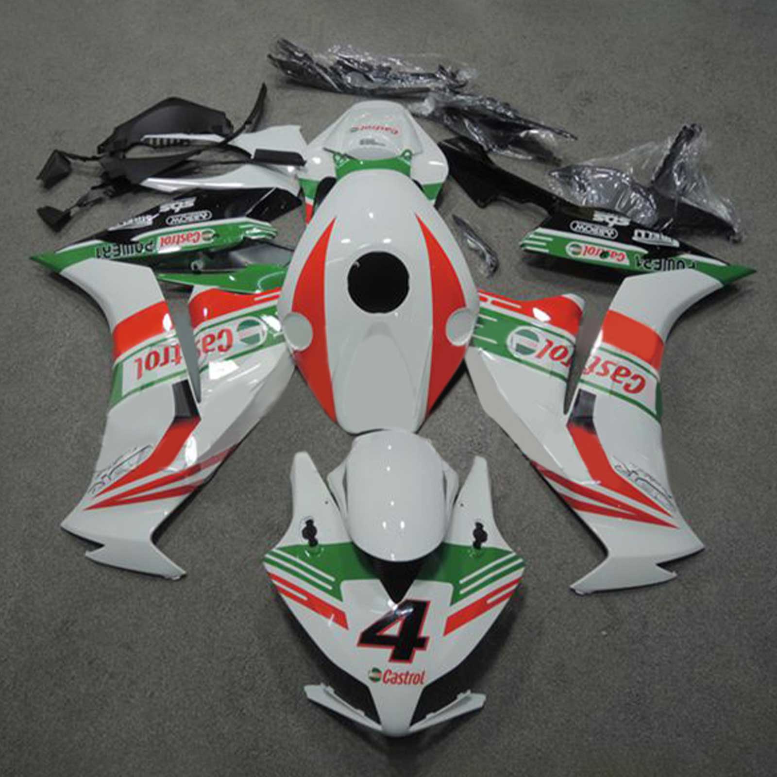 2012-2016 Honda CBR1000RR Kit de carenado de inyección Carrocería Plástico ABS # 177