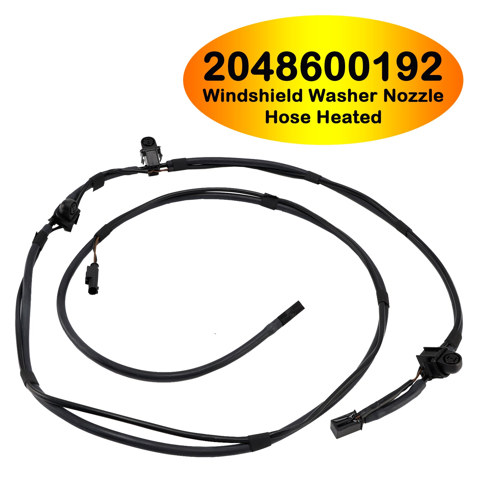 2008-on Mercedes-Benz C-Class W204 Windshield Washer Nozzle Hose Heated 2048600192