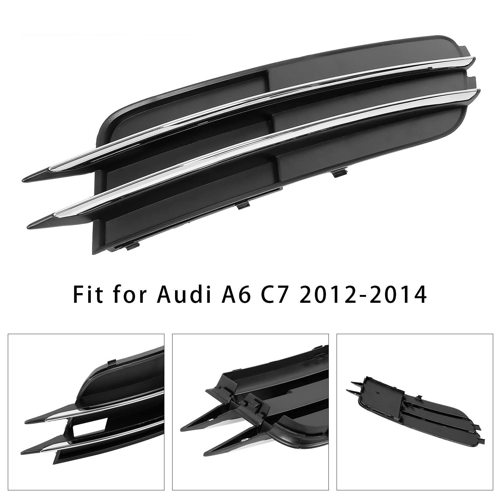 2012-2014 Audi A6 C7 predný pravý bočný nárazník mriežka FOG Light Grill 4G0807682