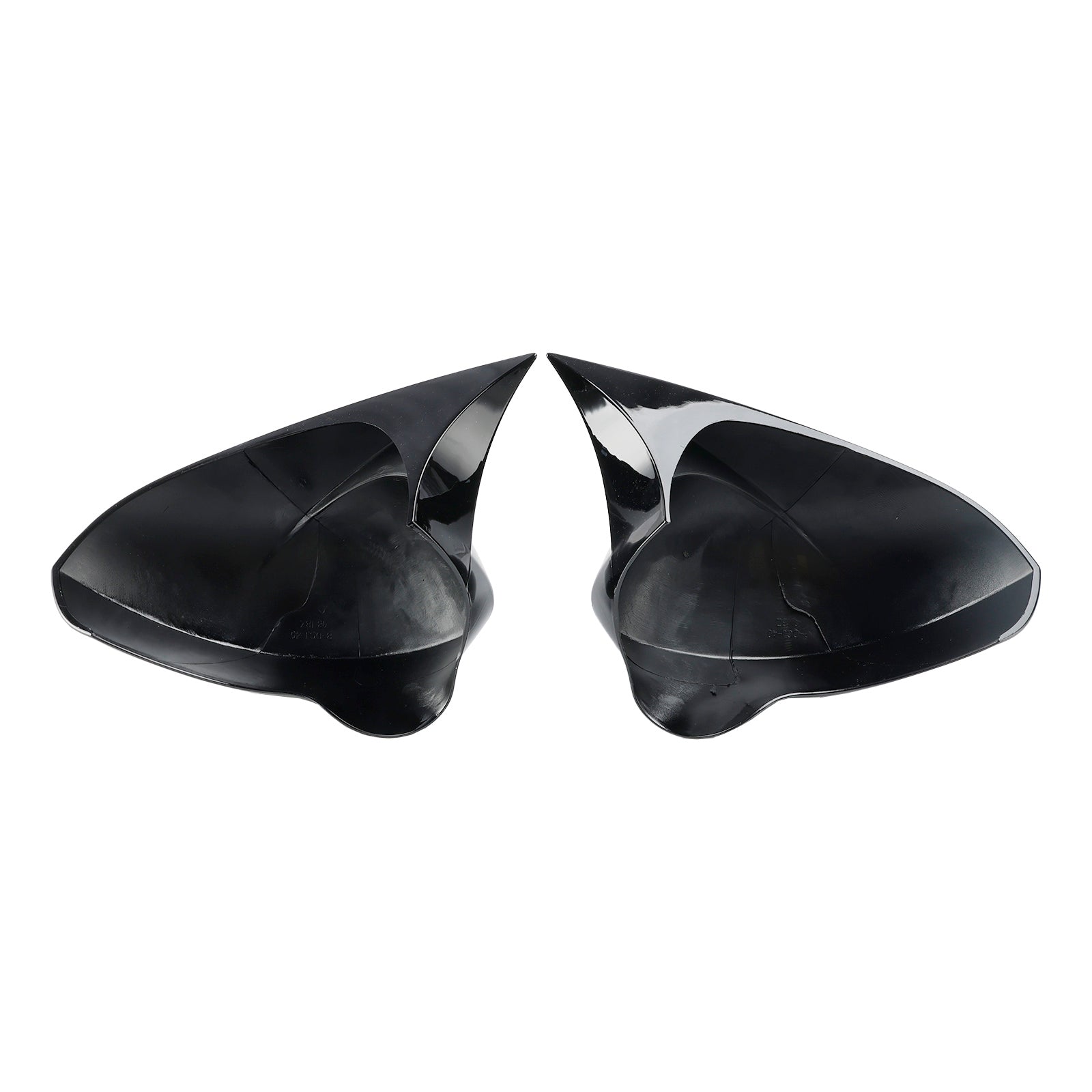 2008-2017 SEAT Ibiza 6J Gloss Black Wing Door Mirror Cover Caps pour gauche + droite