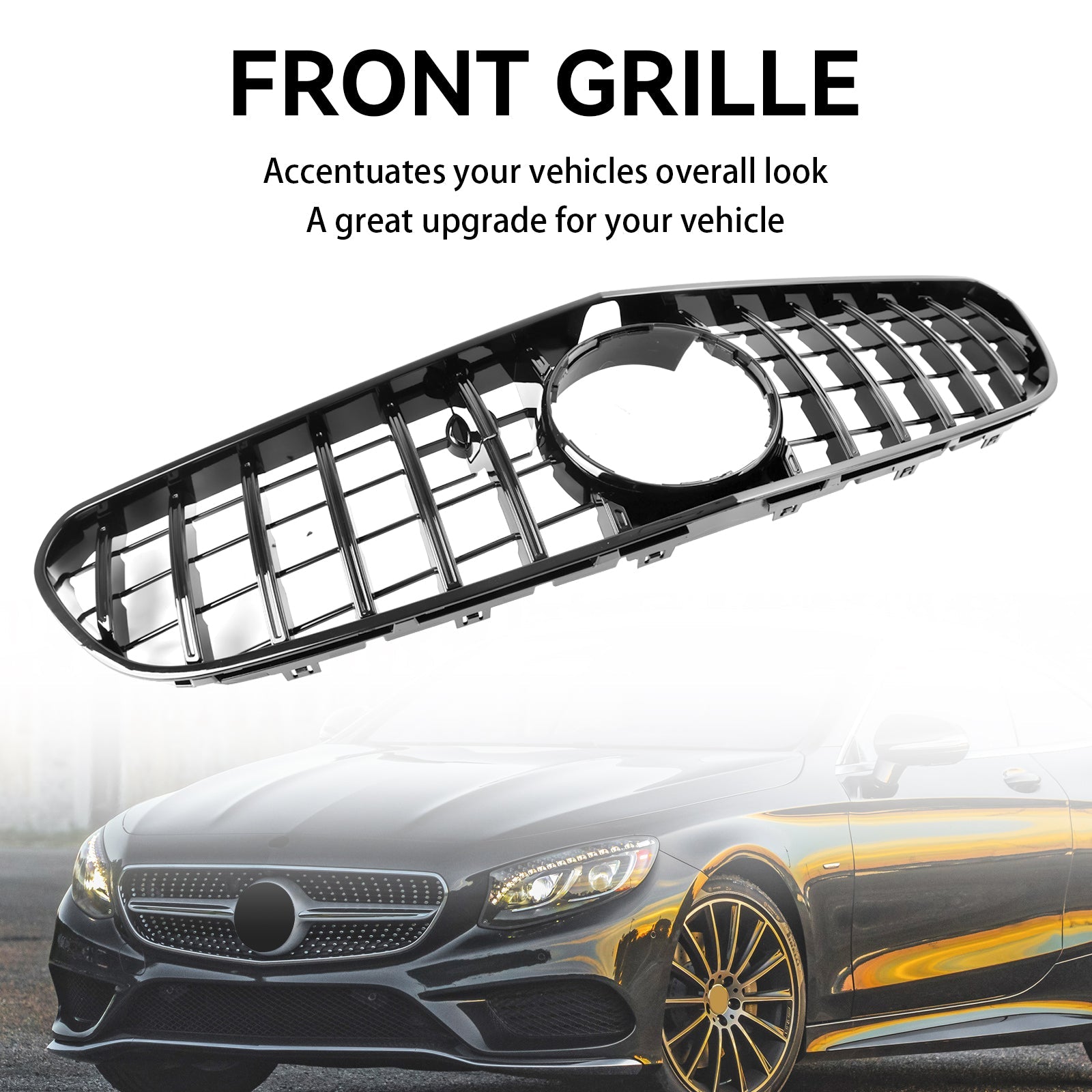 Classe S 2015 2016 2017 W217 Calandre de pare-chocs avant Mercedes-Benz S63 AMG (avant restylage)