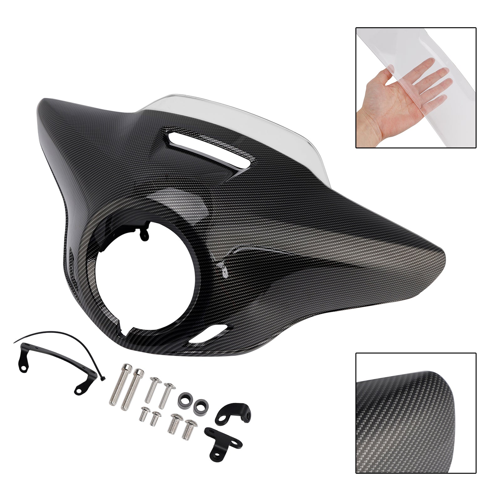 Windshield WindScreen Headlight Fairing fit for HONDA CM300 CM500 2021-2024