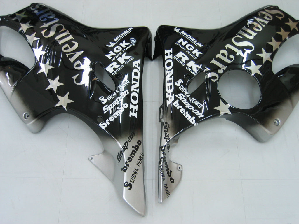 2004-2007 Honda CBR 600 F4i Carénages SevenStars Racing noirs génériques