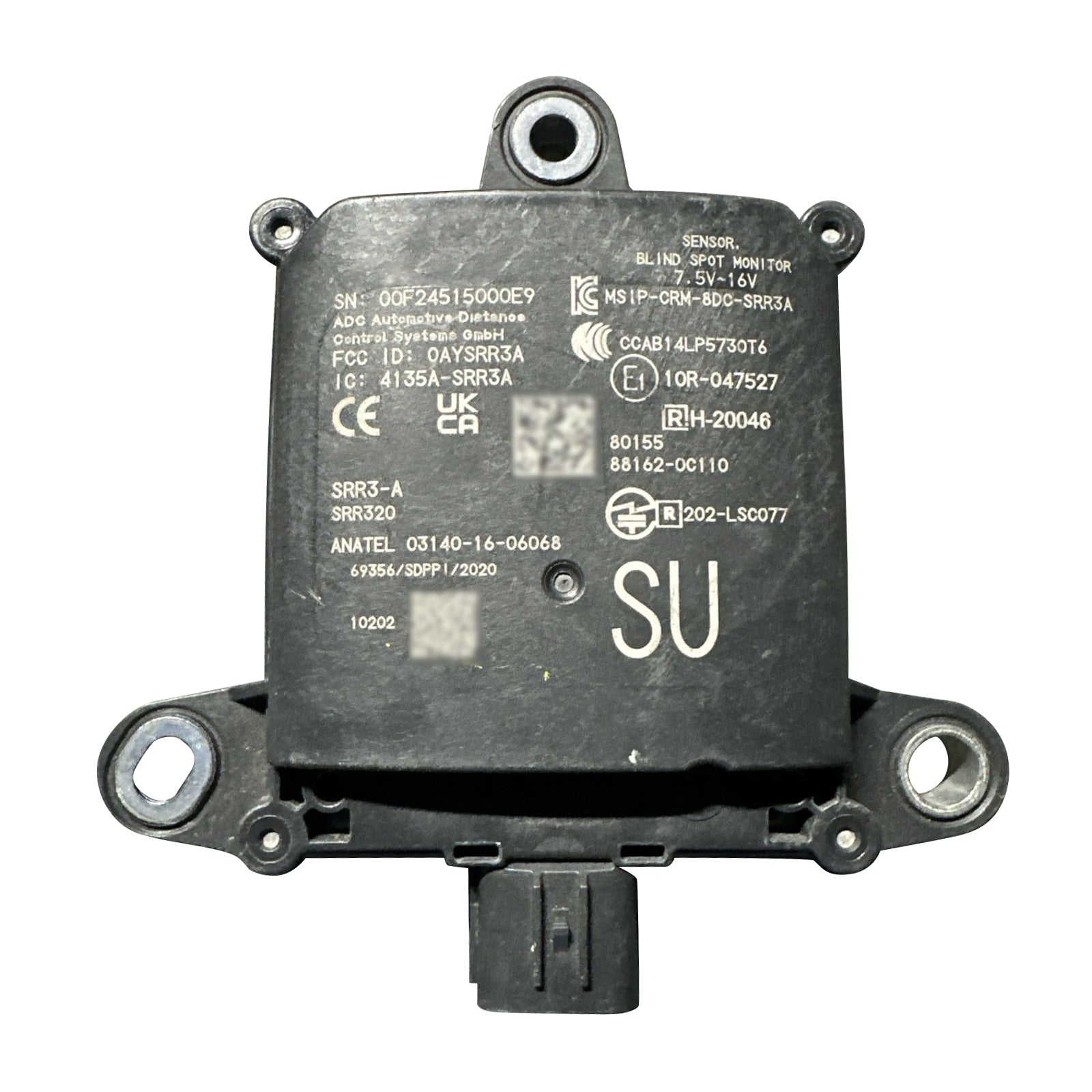 Rear Blind Spot Radar Sensor Module 88162-0C110 For Toyota Sequoia 2023-2024
