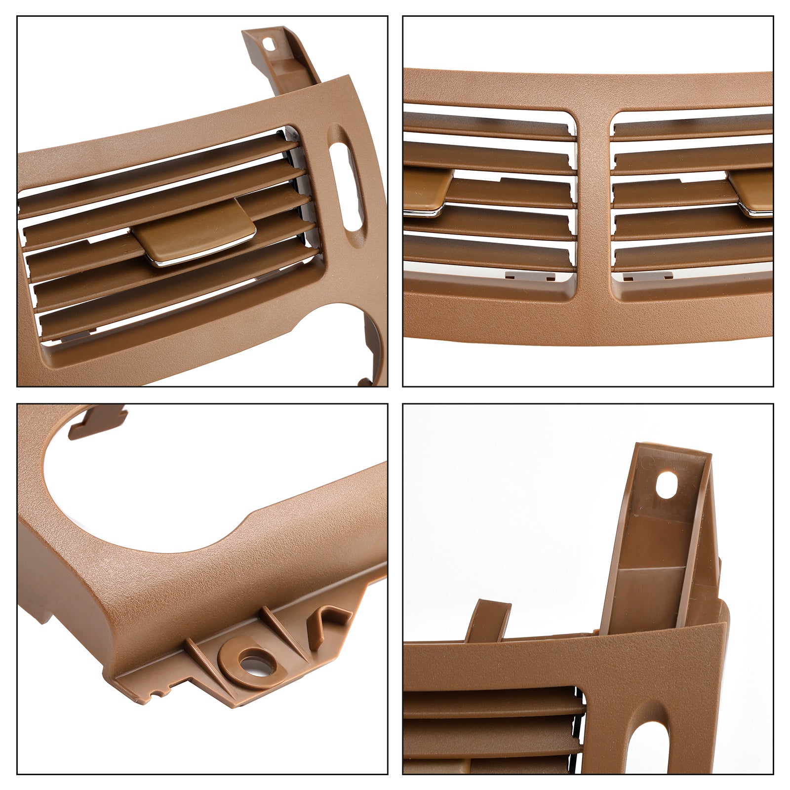 Midtre luftventilasjonsgitter foran, mørk gul til Benz E-klasse W211 2003–2008