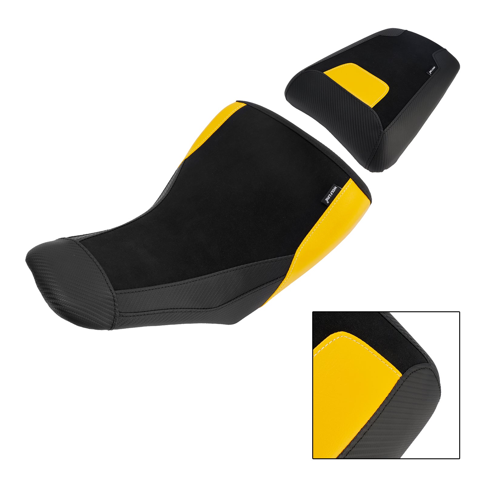 Lower Front&Rear Driver Seat Pillion Yellow Fits For Suzuki V-Strom Dl1050 23+