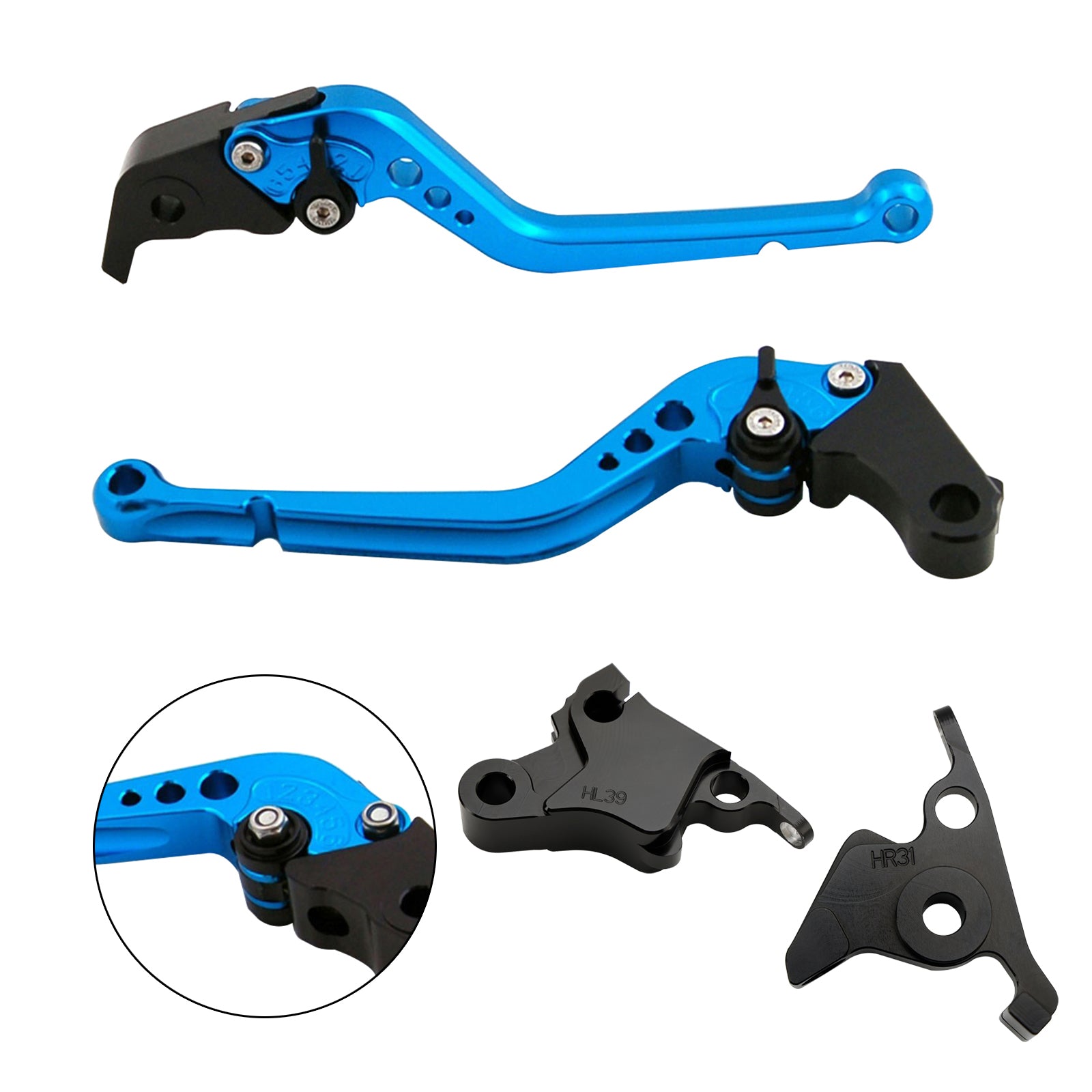 Palanca de freno de embrague larga apta para CFMOTO 450SS 450SR 21-23 450NK 23-24