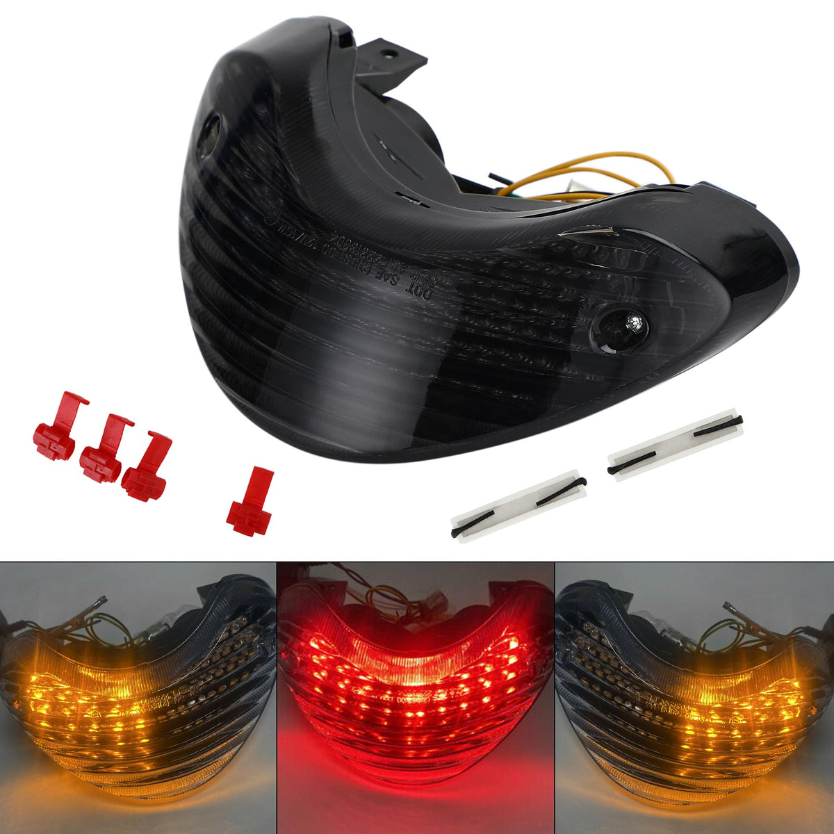 1999-2002 Suzuki SV650 Smoke LED Taillight integrated Turn Signals Generic