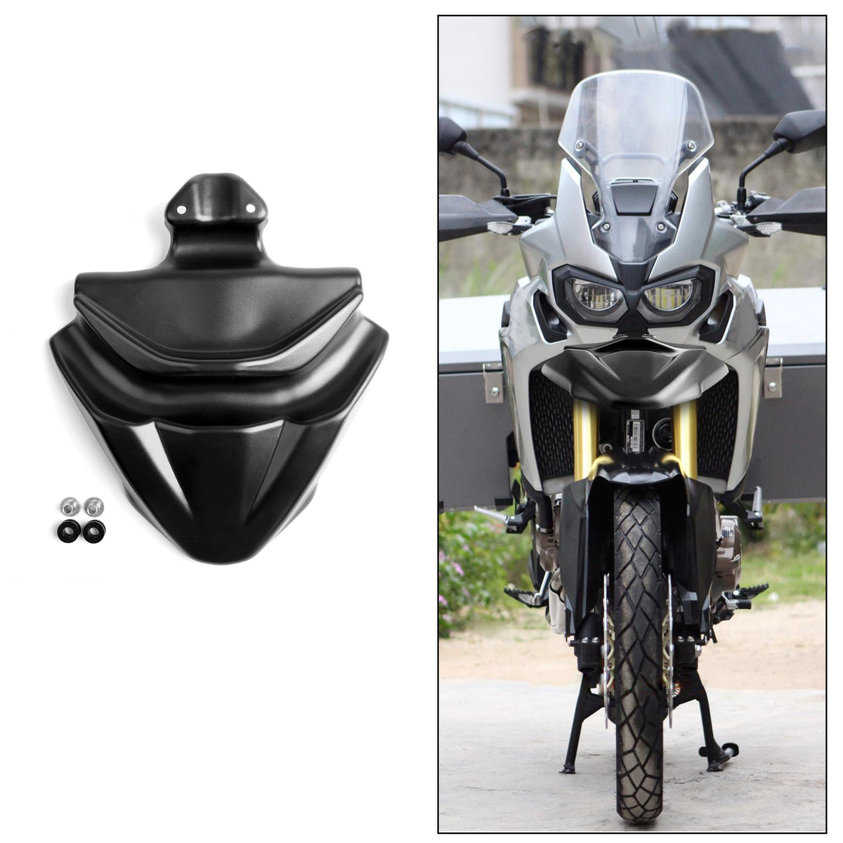 2016-2019 Honda CRF1000L Africa Twin Models High Front Fender Beak Extension No Bar Generic