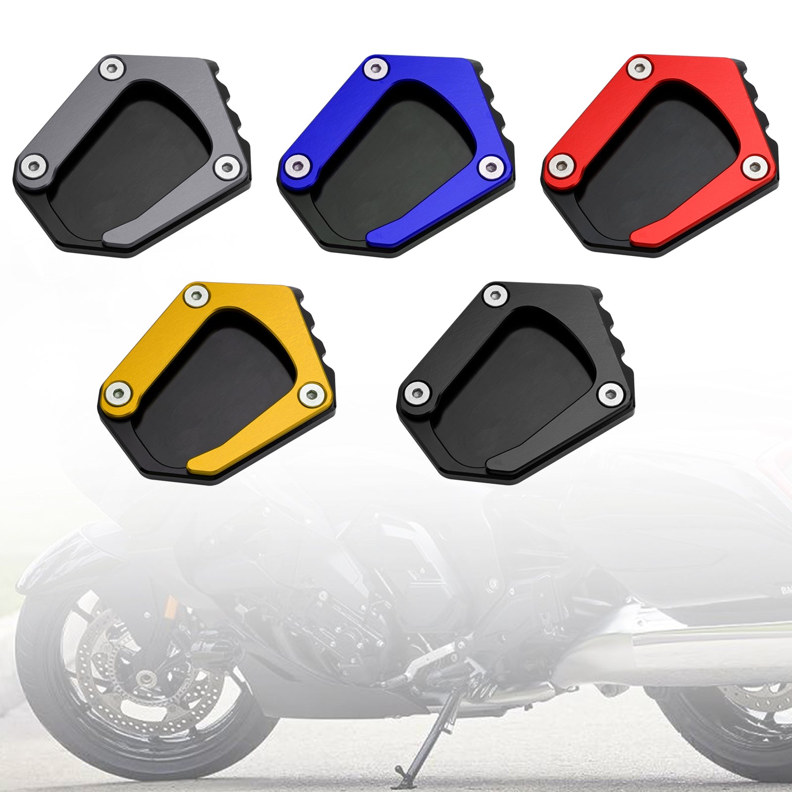 Kickstand Enlarge Plate Pad fit for BMW K1600 2016-2022