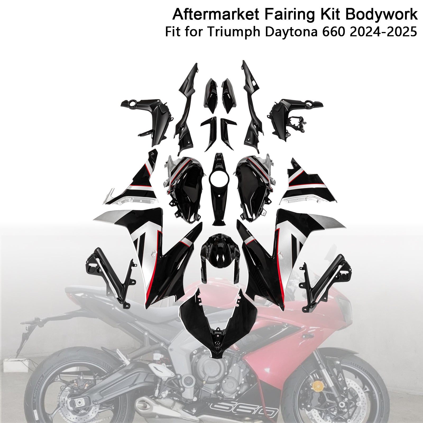 Injection Bodywork Fairing Kit for Daytona 660 2024-2025