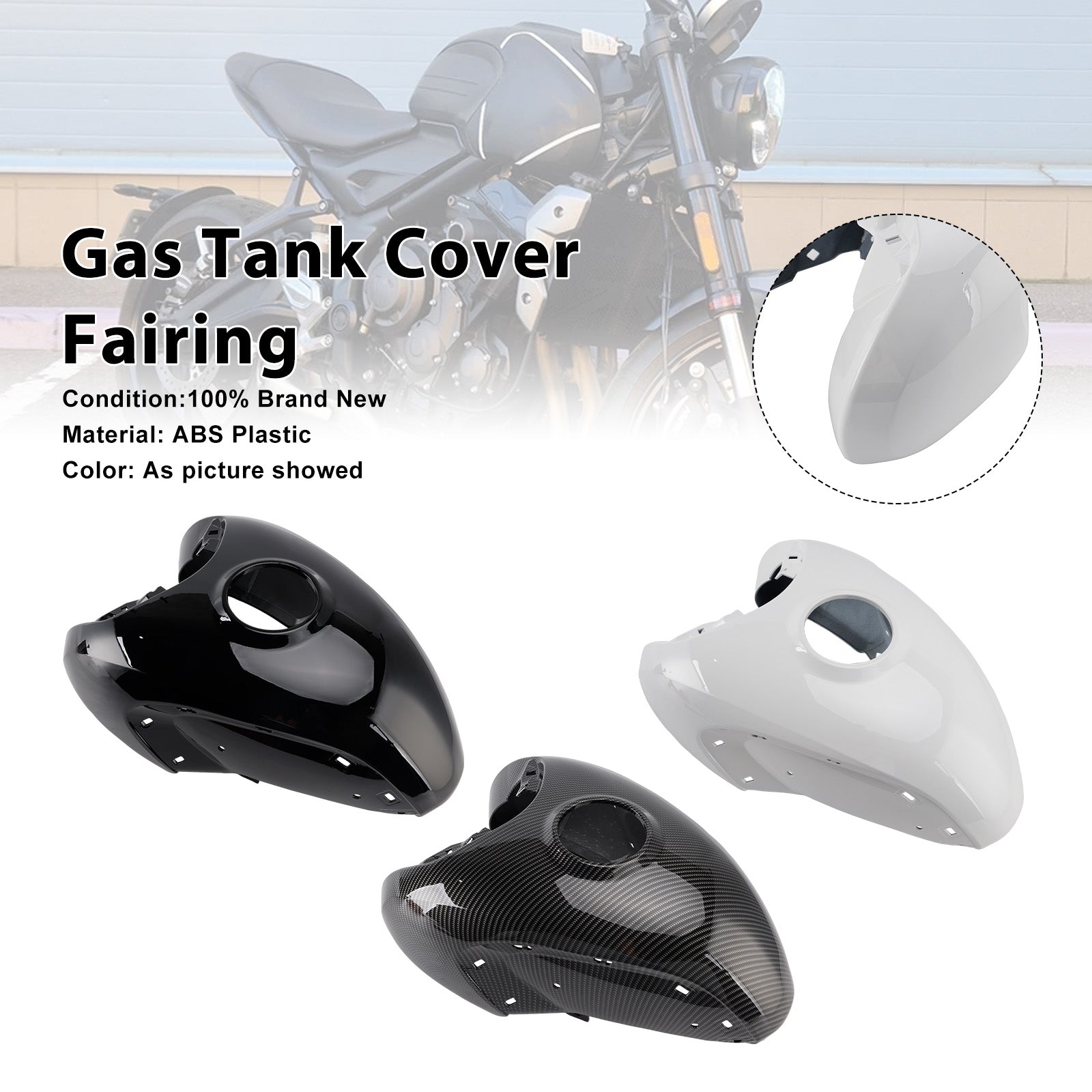 Gas Tank Cover Fairing Protector For Trident 660 2021-2024