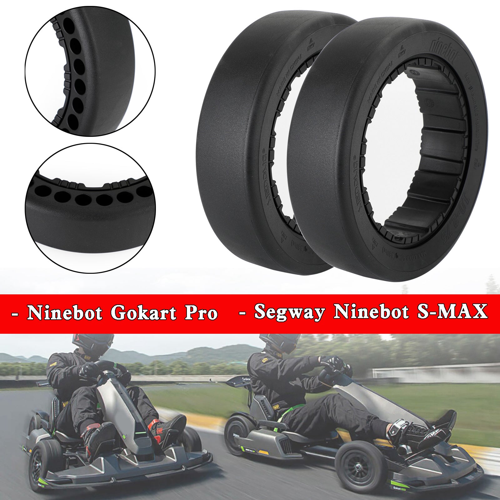 1 STKS Drifting Achterband Voor Segway Ninebot Gokart Pro S MAX Vervanging