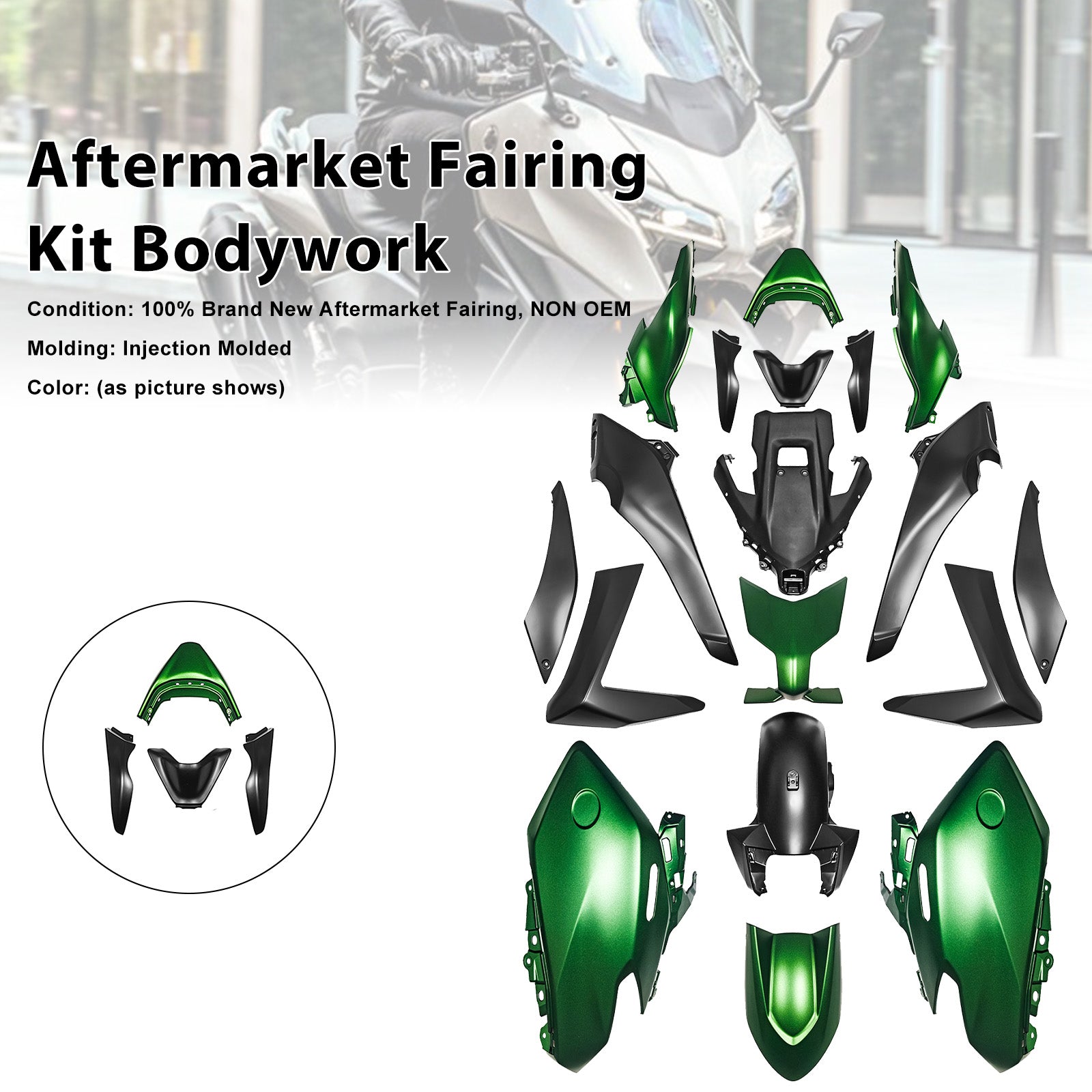 Kit de carénage de carrosserie par injection pour Yamaha TMAX560 2025-2026