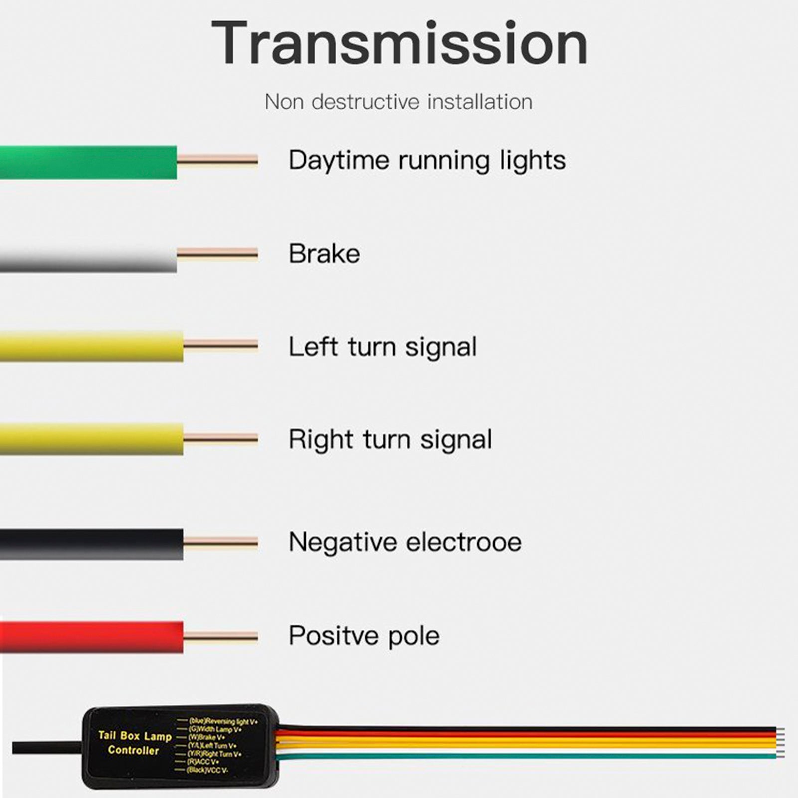 Lámpara de serpentina trasera de coche, luz LED de fibra de carbono, alerón trasero, labio, freno, maletero, rojo, 1,3 M