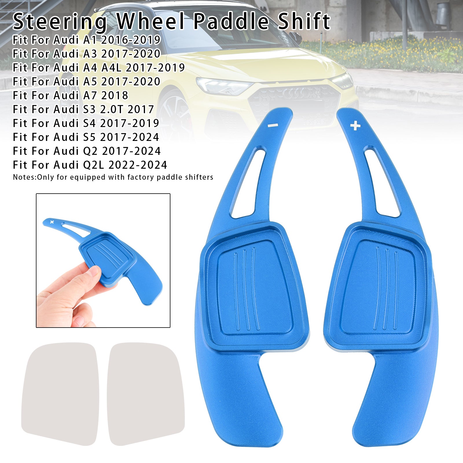 Ratthjulets skifterforlengelse for Audi Q3 Q5 Q7 S3 S4