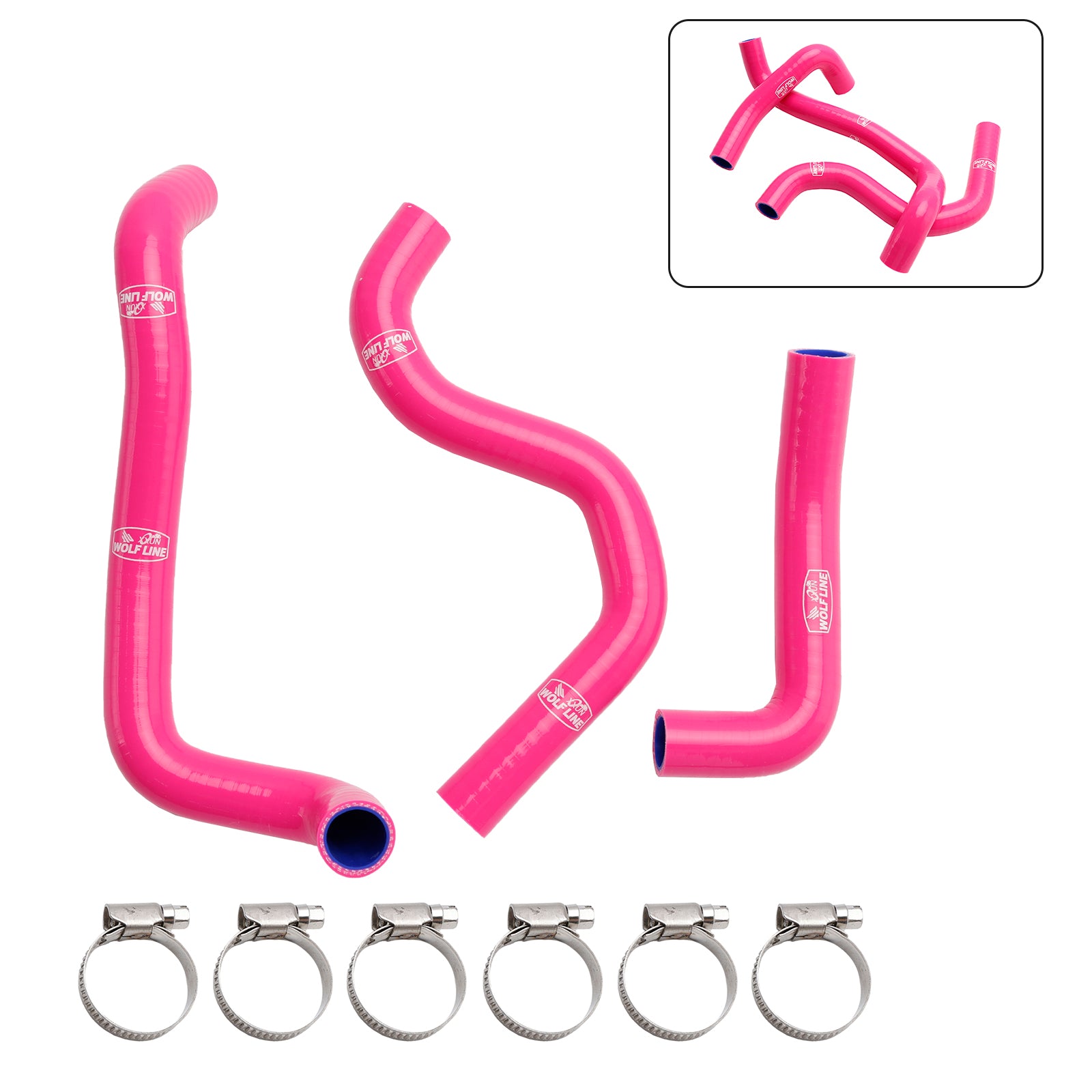 2020-2022 Street Triple 765 R RS Silicone Radiator coolant Hose kit