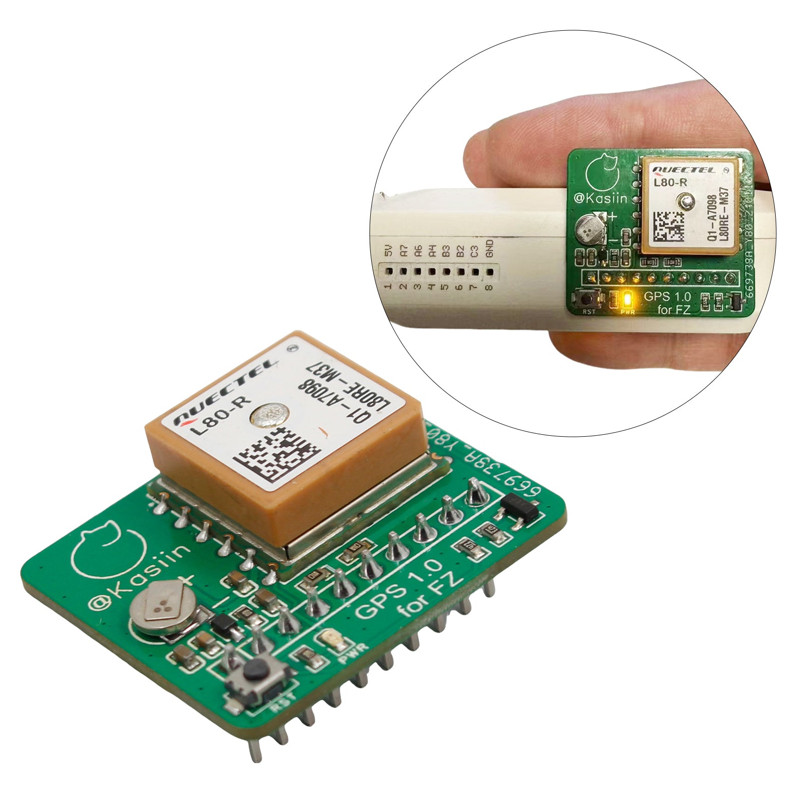 Le nouveau module GPS utilise le micrologiciel déchaîné du module intégré à l'antenne