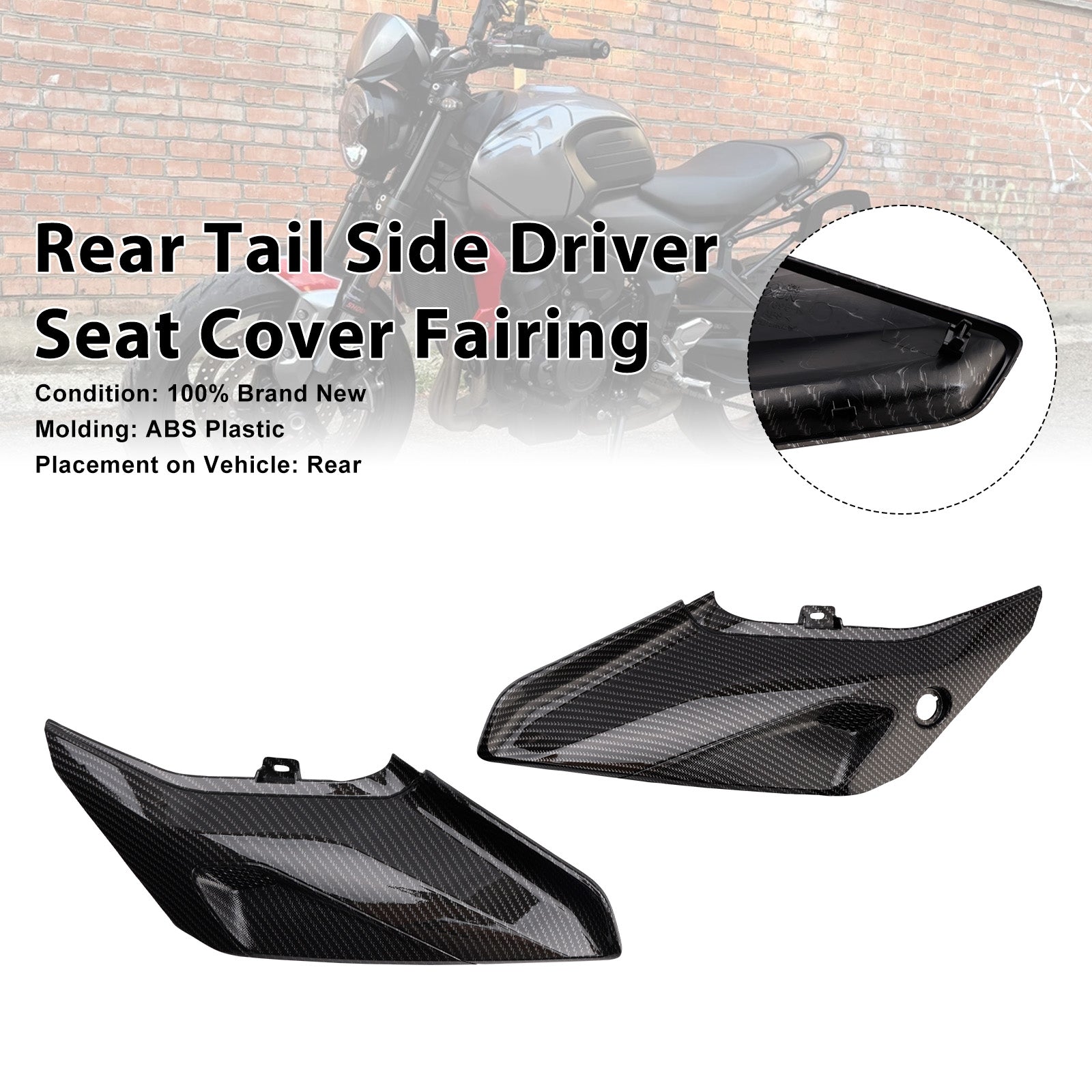 Side Seat Panel Fairing Cowl For Trident 660 2022-2026