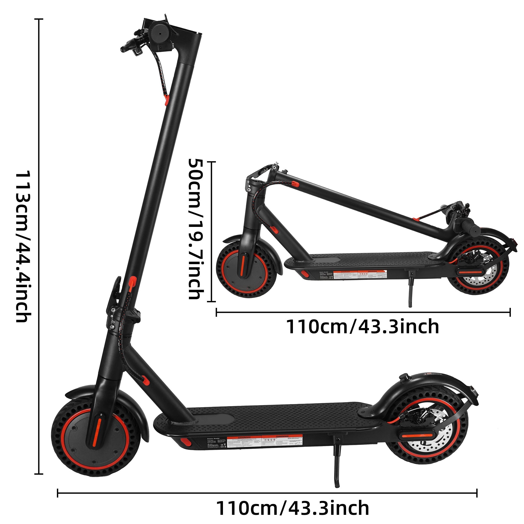 35KM 8.5" Folding Electric Scooter With app 350W Range 25km/h City Commute