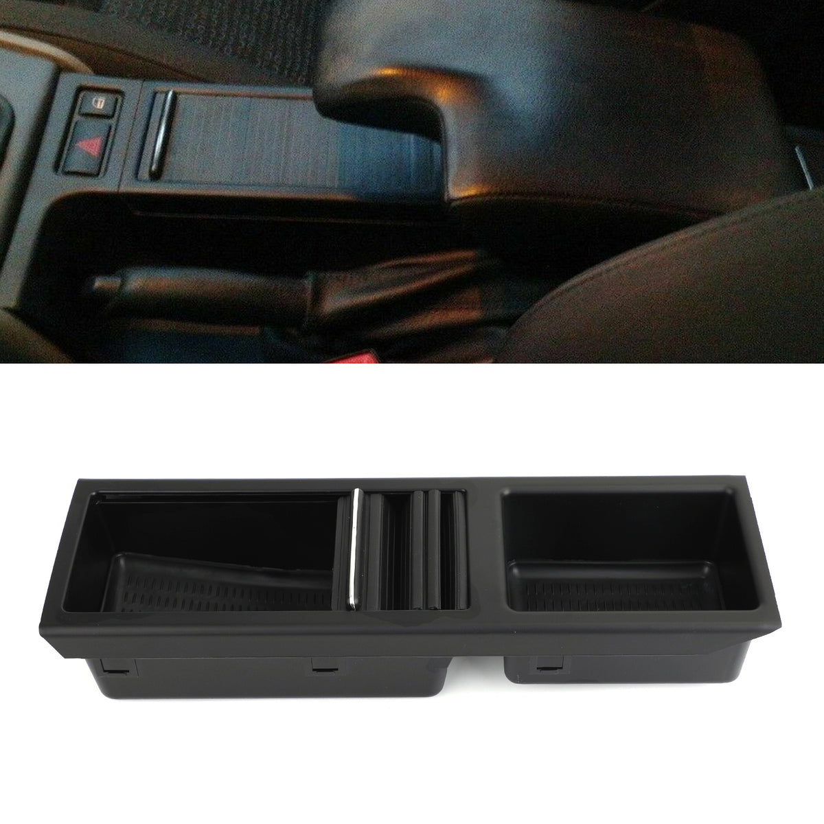 1998-2007 BMW 3 Series E46 Black Front Center Console Storage Cup Holder Generic