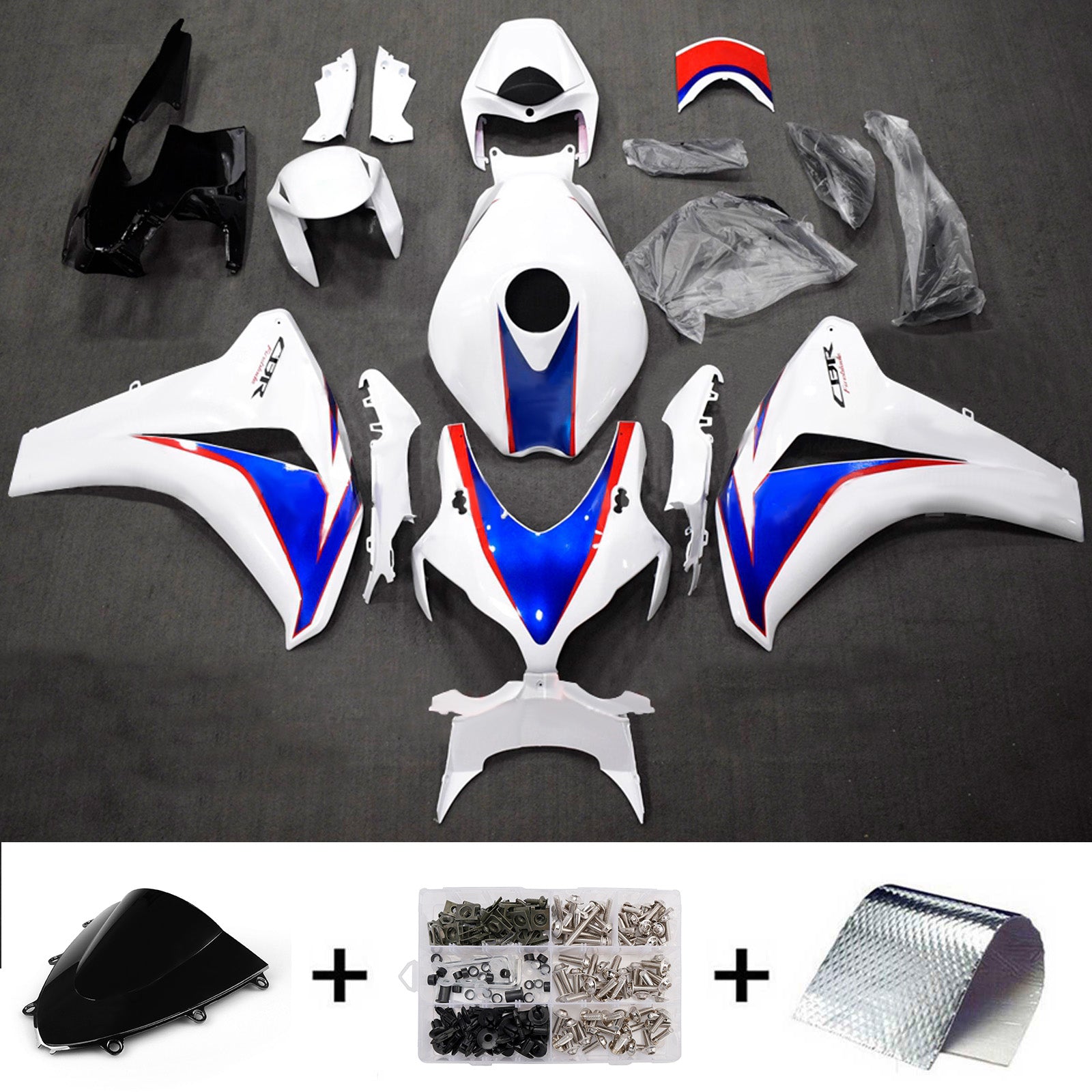 Injection Fairing Kit Bodywork Plastic ABS For Honda CBR1000RR 2008-2011