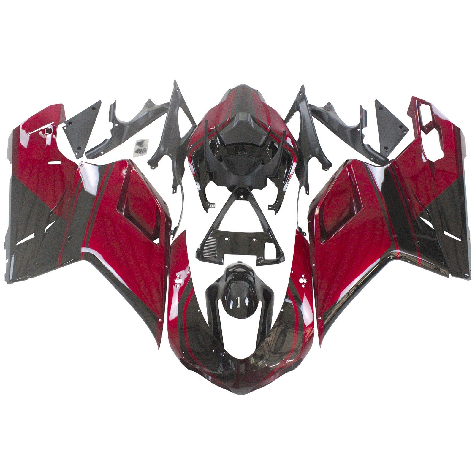 Fairing Kit Bodywork ABS fit For Ducati 1098 1198 848 2007-2011