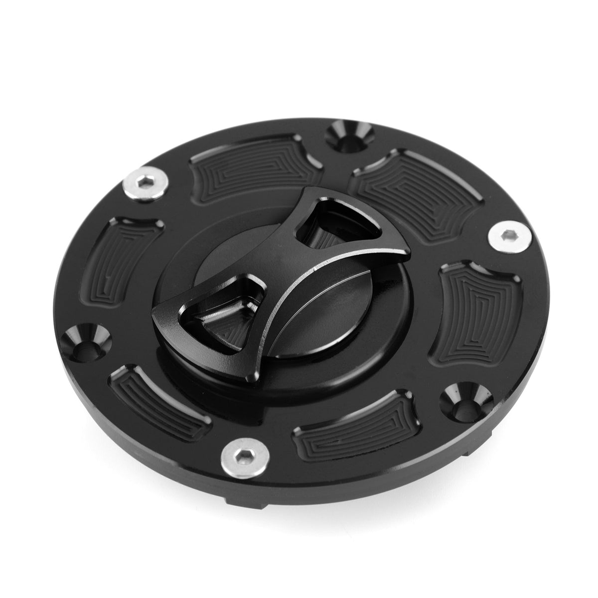 2013-2016 Kawasaki ER300 CNC Keyless Fuel Gas Cap Black Generic