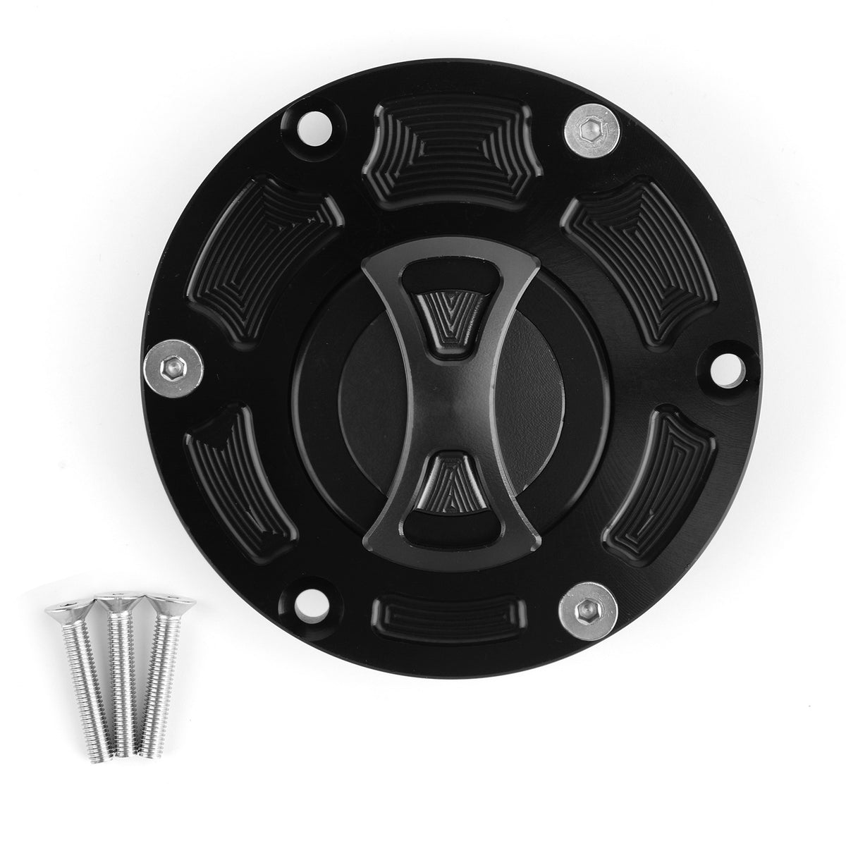 2013-2017 Kawasaki EX300 Ninja 300R CNC Keyless Fuel Gas Cap Black Generic
