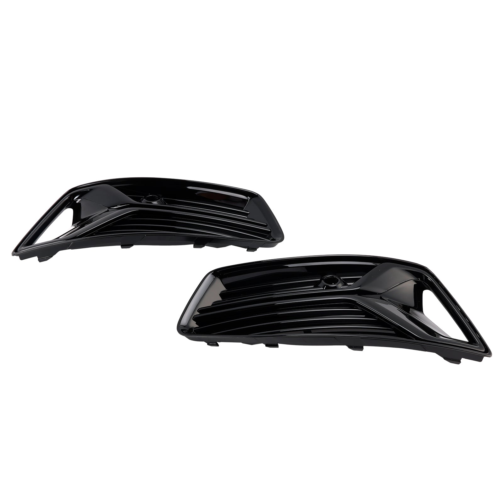 2019-2023 Audi A6 C8 2 STUKS Voorbumper Mistlamp Cover Grill Grille