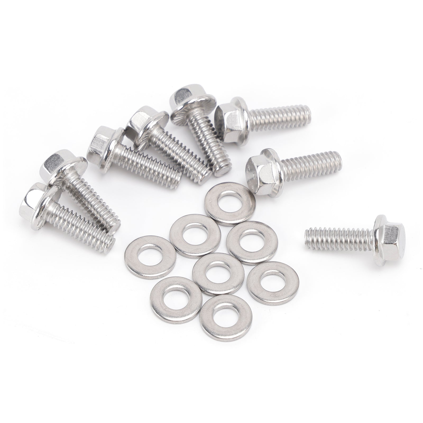 Kit de boulons de couvercle de valve hexagonale en acier inoxydable 300, 400-7507, 2 paquets